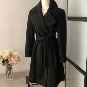 London Fog Heritage Wrap Trench Wool Coat /Jacket